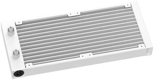 خنک کننده مایع پردازنده مرکزی دیپ کول LM240، نمایشگر 2.4 اینچی، رادیاتور 240 میلی‌متری، 2 عدد فن 120 میلی‌متری FL12 SE aRGB، سرعت فن 2400 دور در دقیقه، جریان هوای 66.23 CFM، نوع بلبرینگ هیدرو، سفید | R-LM240-WHDMMC-1