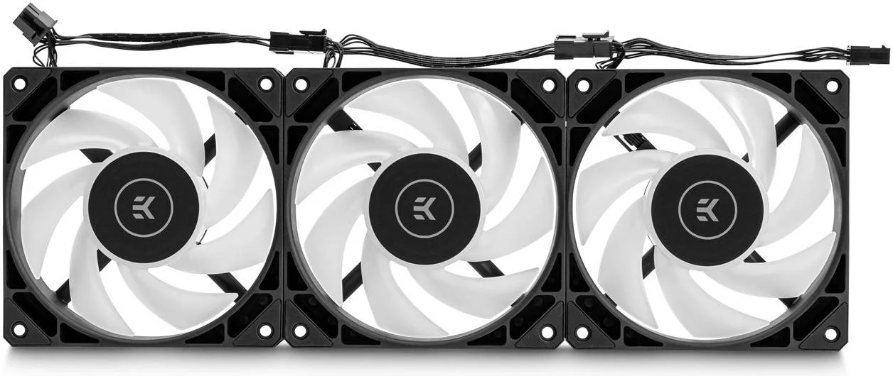 خنک‌کننده مایع پردازنده EK-Nucleus AIO CR360 Lux D-RGB، رادیاتور 360 میلی‌متری، فن‌های 120 میلی‌متری EK-Loop FPT، سرعت فن 2300 دور در دقیقه، جریان هوای 72 CFM، قسمت بالایی پمپ چرخشی، نورپردازی ARGB، مشکی | 3831109851685