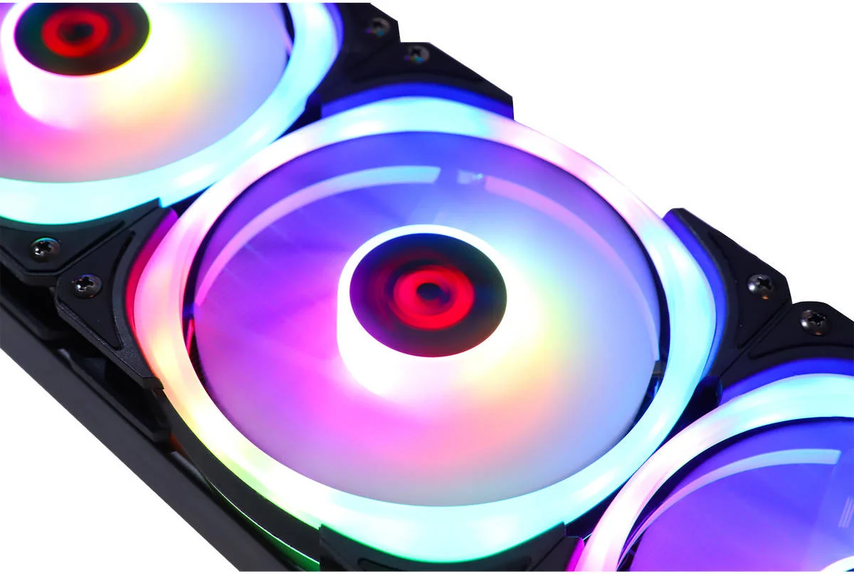 خنک کننده مایع پردازنده GameOn Kraken N360 360mm، لوله aRGB، نمایشگر LCD 2.1 اینچی، سرعت فن تا 1800 دور در دقیقه و جریان هوای 75 CFM، جنس آلومینیوم، فن RGB 120 میلی متری، مشکی | 722777894896