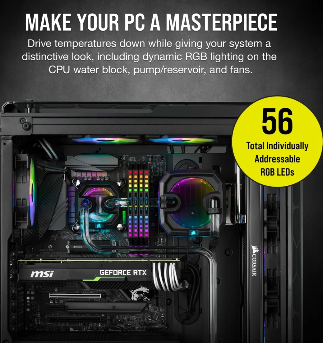 کیت خنک کننده مایع سفارشی CORSAIR Hydro X Series iCUE XH303i RGB | CX-9070004-WW کیت خنک کننده مایع سفارشی CORSAIR Hydro X Series iCUE XH303i RGB | CX-9070004-WW