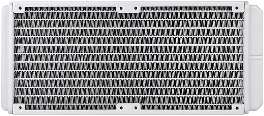 خنک کننده مایع پردازنده Thermaltake TH240 ARGB Sync Snow Edition، سرعت موتور پمپ 3300 دور در دقیقه، سرعت فن 1500 دور در دقیقه، بلوک آب مسی، لوله لاستیکی، سفید | CL-W301-PL12SW-A