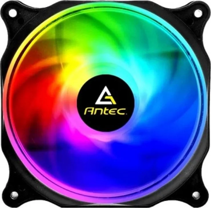 فن کیس 120 میلی‌متری Antec F12 RGB، عملکرد بالا، 4 پین RGB، سرعت فن 1000 دور در دقیقه، جریان هوای 30.5 CFM، مشکی، بسته‌ تکی | F12 RGB