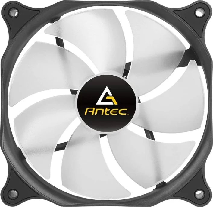 فن کیس 120 میلی‌متری Antec F12 RGB، عملکرد بالا، 4 پین RGB، سرعت فن 1000 دور در دقیقه، جریان هوای 30.5 CFM، مشکی، بسته‌ تکی | F12 RGB