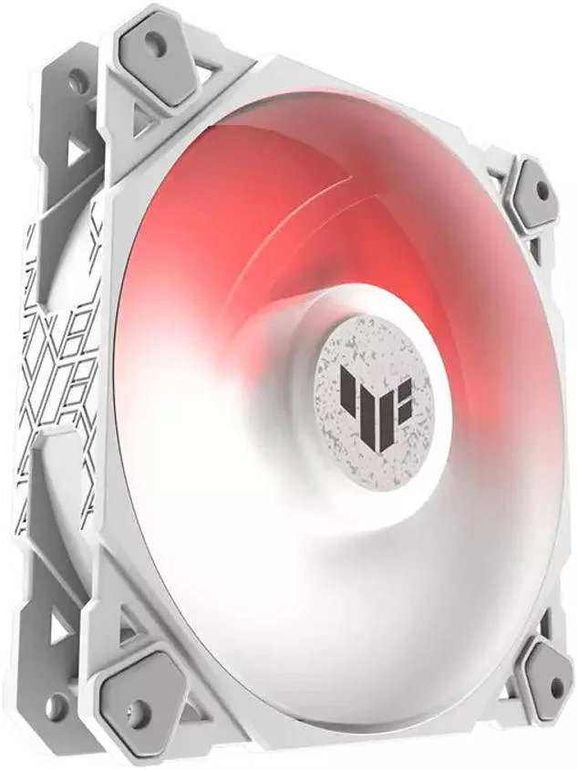 فن کیس ایسوس TUF Gaming TF120 ARGB، سازگار با Aura Sync، قطر فن 12 سانتی متر، حداکثر سرعت چرخش 1900 دور در دقیقه، حداکثر جریان هوا 76 CFM، سطح نویز 29 دسی بل، نسخه سفید، بسته سه تایی | 90DA0033-B09030