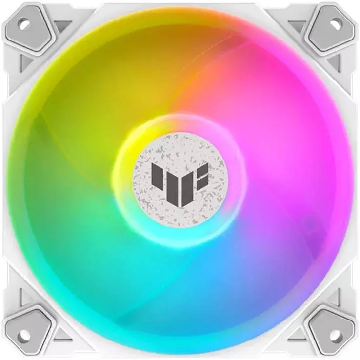 فن کیس ایسوس TUF Gaming TF120 ARGB، سازگار با Aura Sync، قطر فن 12 سانتی متر، حداکثر سرعت چرخش 1900 دور در دقیقه، حداکثر جریان هوا 76 CFM، سطح نویز 29 دسی بل، نسخه سفید، بسته سه تایی | 90DA0033-B09030