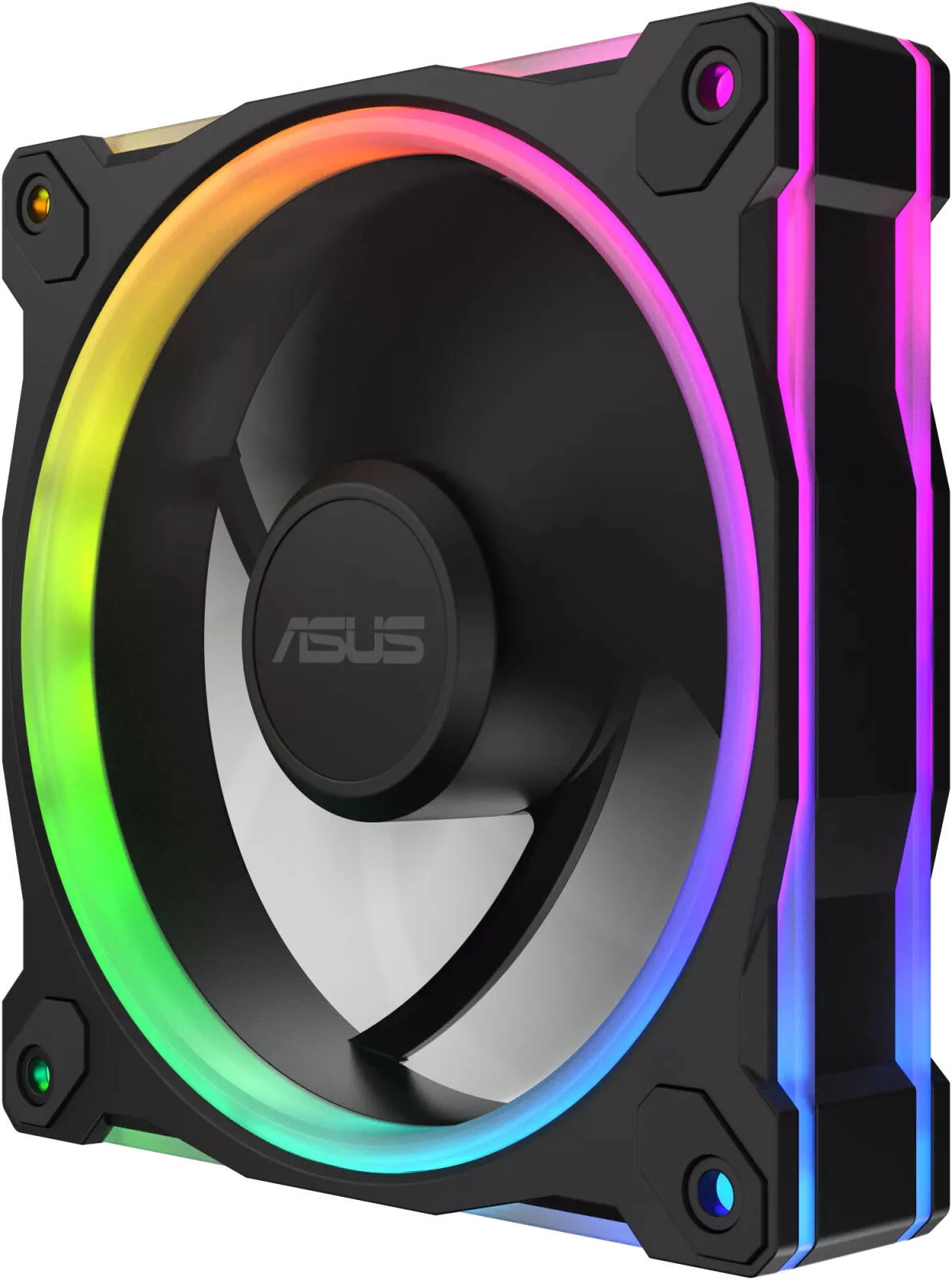 فن معکوس ASUS Prime MR120 aRGB، سرعت فن 1600 دور در دقیقه، جریان هوای فن 58 CFM، پره معکوس، نورپردازی دو طرفه، بلبرینگ آستینی، تک عددی، مشکی | 90DA00L0-B09000