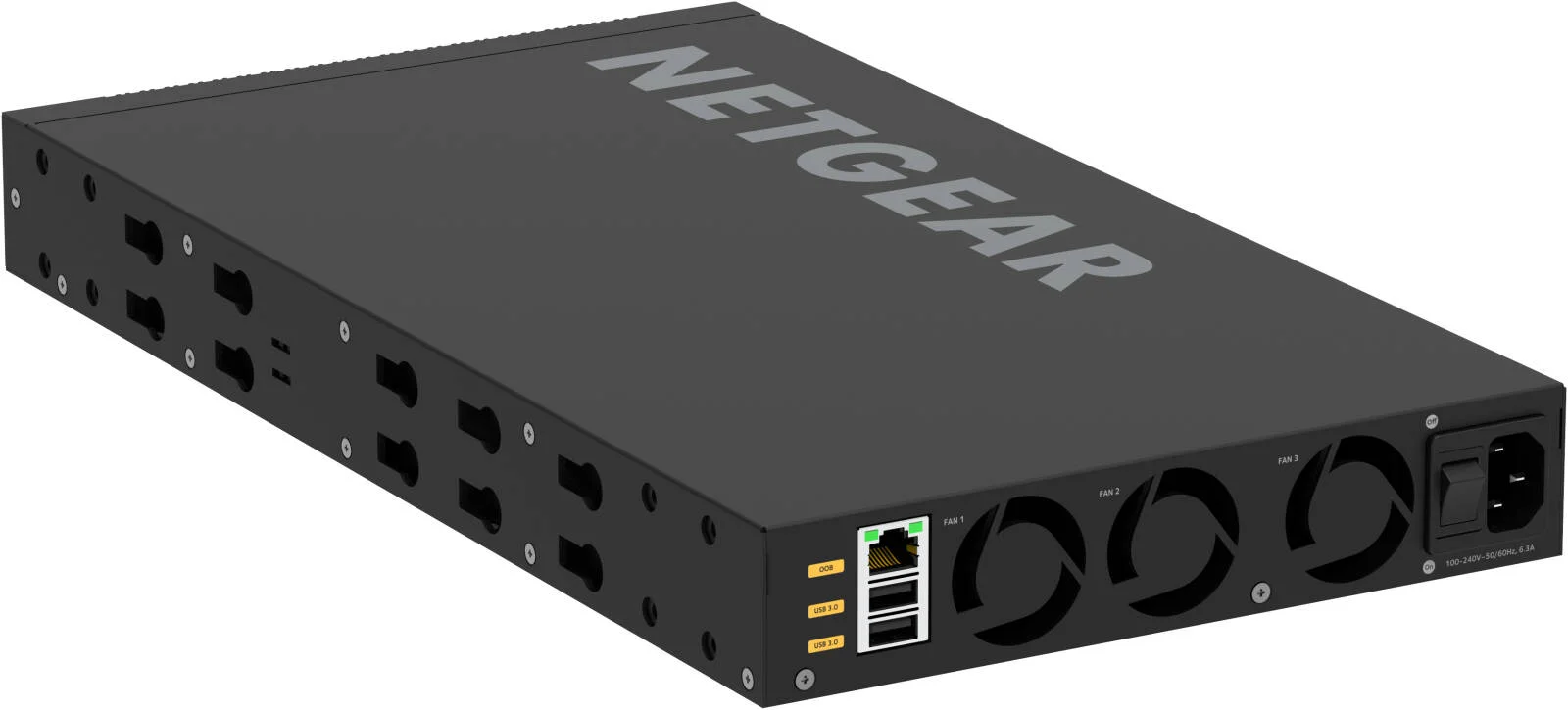 سوئیچ مدیریتی NETGEAR با 8 پورت 10G/Multi-Gig و 8 پورت SFP+ (XSM4316)، پشتیبانی از جامبو فریم تا 12 کیلوبایت، مصرف برق 81.1 وات / 254.65 BTU/hr، مشکی | XSM4316-100NES سوئیچ مدیریتی NETGEAR با 8 پورت 10G/Multi-Gig و 8 پورت SFP+ (XSM4316)، پشتیبانی از جامبو فریم تا 12 کیلوبایت، مصرف برق 81.1 وات / 254.65 BTU/hr، مشکی | XSM4316-100NES