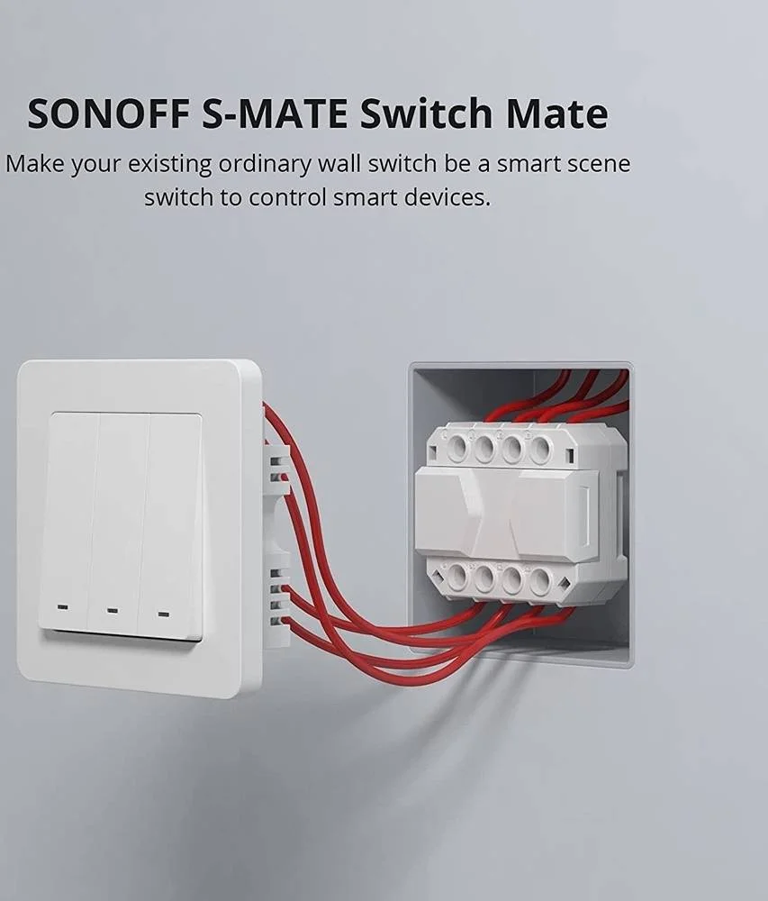 همراه کلید هوشمند سونوف S-Mate، ماژول DIY برای راه حل اتوماسیون خانه هوشمند، برای Mini R3 یا M5 با عملکرد دروازه از راه دور eWeLink، سفید | S-MATE همراه کلید هوشمند سونوف S-Mate، ماژول DIY برای راه حل اتوماسیون خانه هوشمند، برای Mini R3 یا M5 با عملکرد دروازه از راه دور eWeLink، سفید | S-MATE