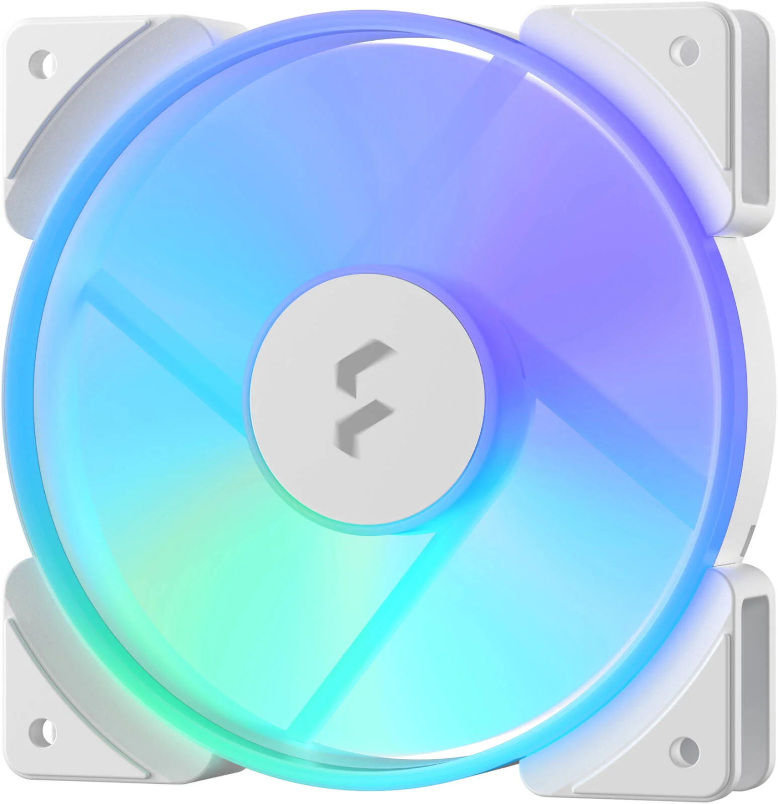 فن 120 میلی‌متری Fractal Design AL-12 Prisma با نورپردازی ARGB و کنترل PWM، جریان هوای 85.71 CFM، سرعت چرخش تا 2000 دور در دقیقه، بلبرینگ LLS، کانکتور RGB سه پین، کانکتور PWM چهار پین، سفید | FD-FAN-PRI-AL12-PWM-WT