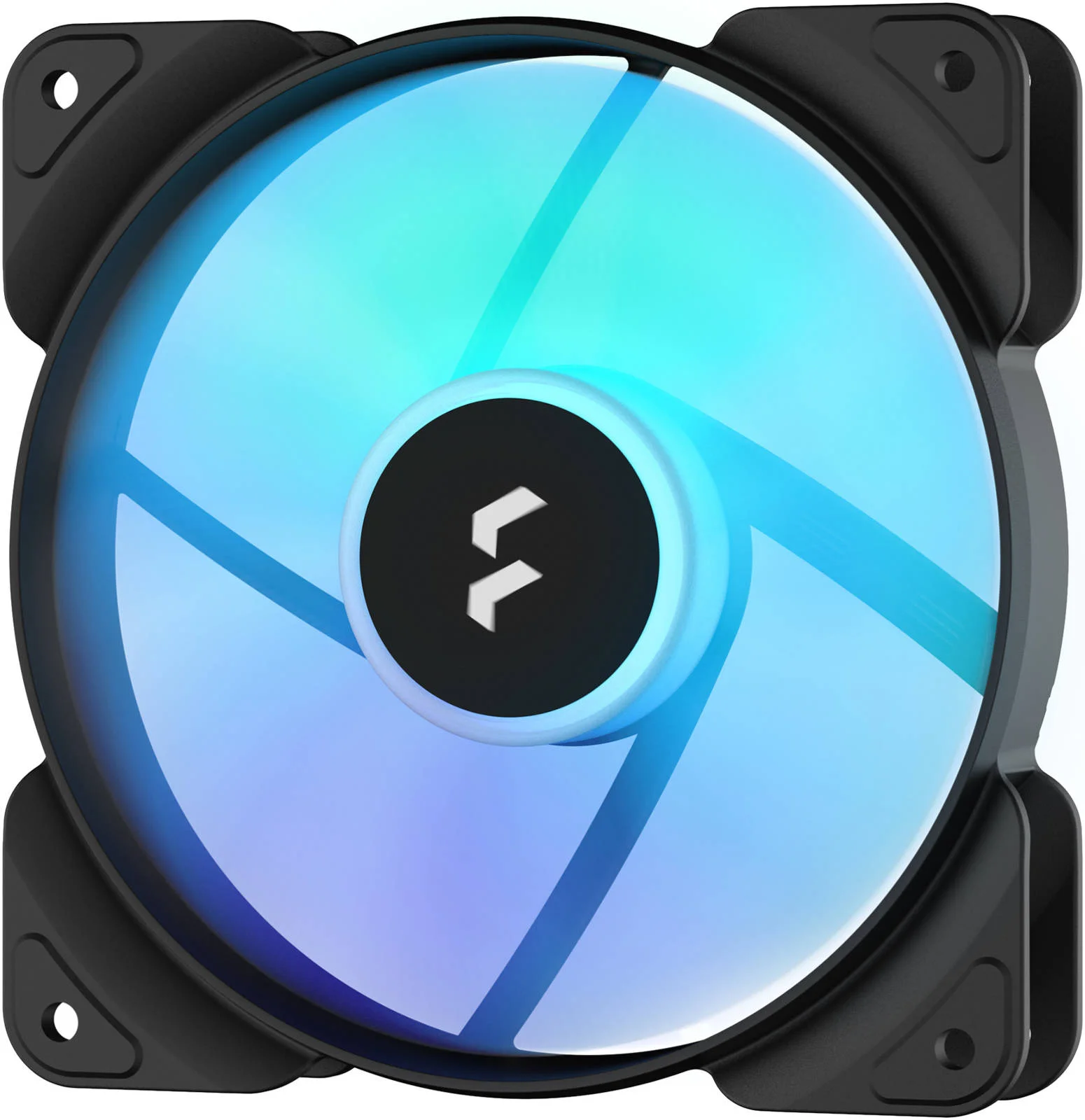 فن کیس کامپیوتر 120 میلی‌متری Fractal Aspect 12 RGB PWM، نوع LED RGB آدرس‌پذیر، بلبرینگ Rifle، 2000 دور در دقیقه، حداکثر جریان هوای 56 CFM، 7 پره، بسته‌ی 3 عددی، مشکی | FD-F-AS1-1207