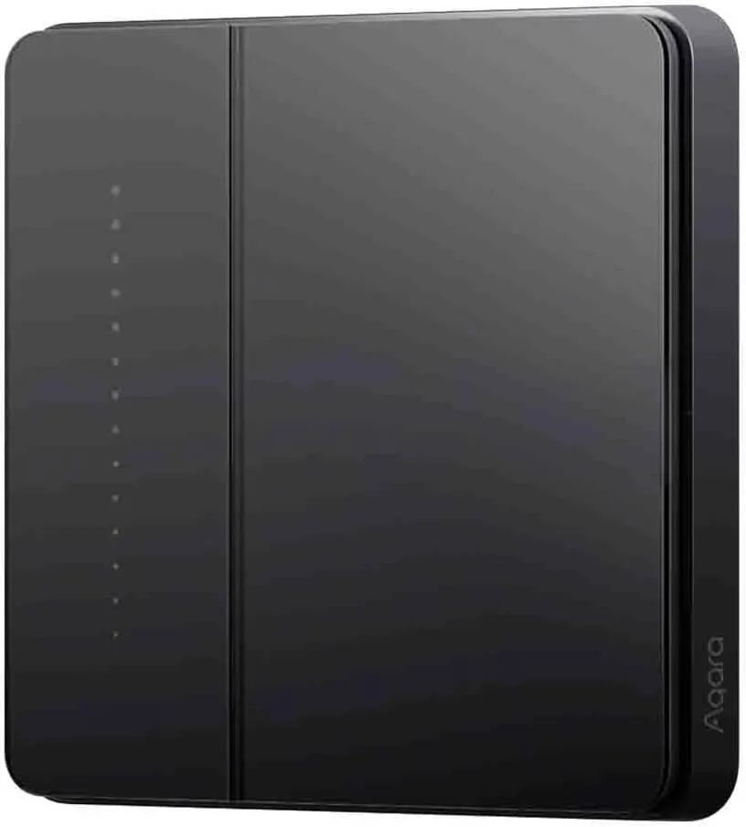 کلید دیواری هوشمند Aqara Z1 Pro نسخه گلوبال (تک پل، مشکی)