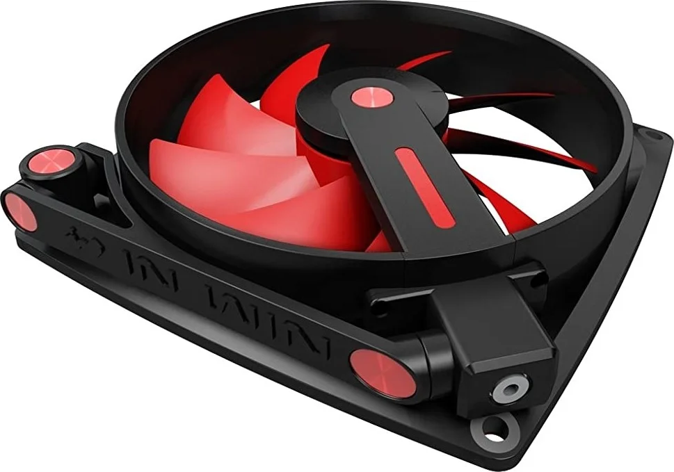 فن 120 میلی‌متری In Win Mars Red با طراحی 360 درجه، فن خنک‌کننده کیس کامپیوتر با کیفیت عالی و آلومینیومی بی‌صدا مدل Mars RED | INWC-MARS-RD