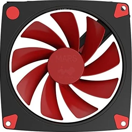 فن 120 میلی‌متری In Win Mars Red با طراحی 360 درجه، فن خنک‌کننده کیس کامپیوتر با کیفیت عالی و آلومینیومی بی‌صدا مدل Mars RED | INWC-MARS-RD