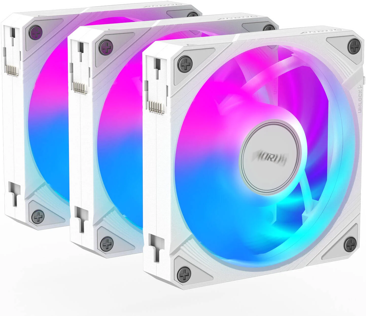 فن کیس GIGABYTE AORUS EZ CHAIN FAN 120 ICE، 120 میلیمتری، سرعت فن 2000 دور در دقیقه، جریان هوای فن 60 CFM، نوع بلبرینگ هیدرودینامیک، بسته 3 عددی، سفید | GP-ECFAN1203-ICE فن کیس GIGABYTE AORUS EZ CHAIN FAN 120 ICE، 120 میلیمتری، سرعت فن 2000 دور در دقیقه، جریان هوای فن 60 CFM، نوع بلبرینگ هیدرودینامیک، بسته 3 عددی، سفید | GP-ECFAN1203-ICE