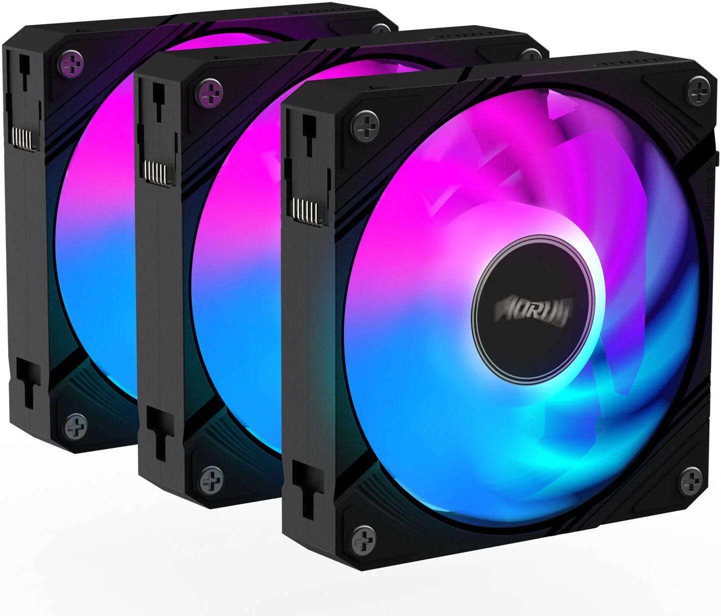 فن کیس 120 ICE گیگابایت AORUS EZ CHAIN FAN، 120 میلیمتری، سرعت فن 2000 دور در دقیقه، جریان هوای فن 60CFM، نوع بلبرینگ هیدرودینامیک، بسته 3 عددی، مشکی | GP-ECFAN1203 فن کیس 120 ICE گیگابایت AORUS EZ CHAIN FAN، 120 میلیمتری، سرعت فن 2000 دور در دقیقه، جریان هوای فن 60CFM، نوع بلبرینگ هیدرودینامیک، بسته 3 عددی، مشکی | GP-ECFAN1203