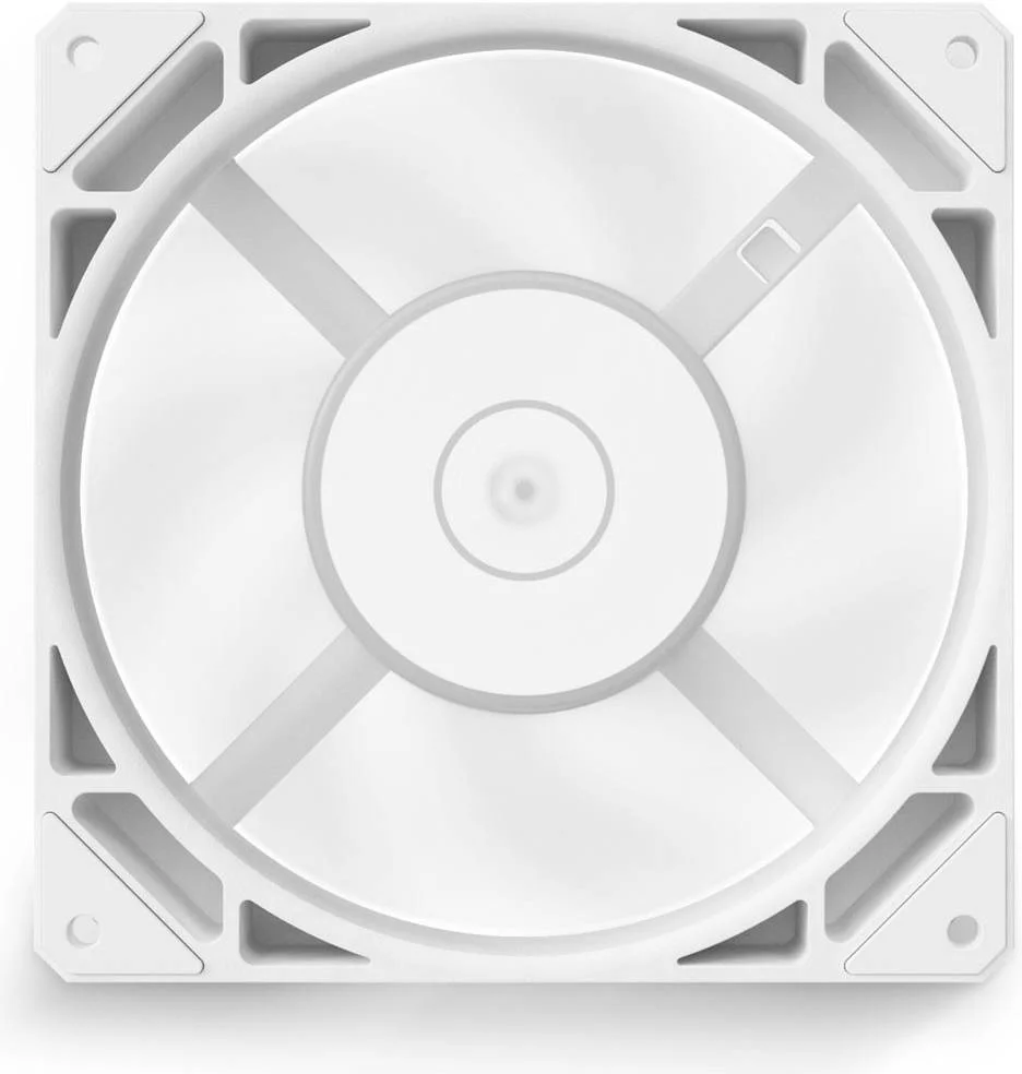 فن EKWB EK Loop Fan FPT 140 D-RGB 140mm با فشار استاتیک بالا، سرعت 600 – 2200 دور در دقیقه، بلبرینگ دینامیک سیال، جریان هوای 118,01 CFM، سطح نویز 44,56dBA، سفید | 3831109898055