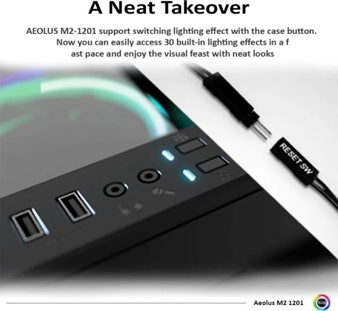 فن کیس 120 میلیمتری Gamdias Aeolus M2-1201 ARGB با بلبرینگ هیدرولیک و عملکرد بیصدا | AEOLUS M2-1201 فن کیس 120 میلیمتری Gamdias Aeolus M2-1201 ARGB با بلبرینگ هیدرولیک و عملکرد بیصدا | AEOLUS M2-1201