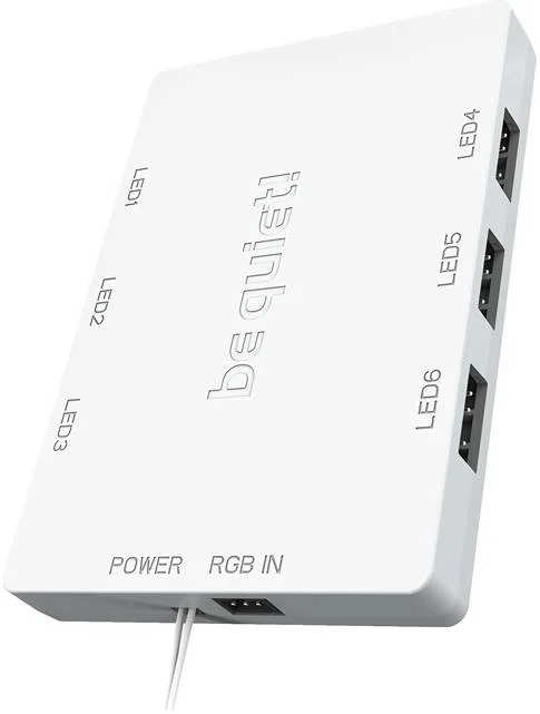 فن های کیس aRGB سرعت بالا Be Quiet! Light Wings 120mm PWM، دارای 9 پره فن بهینه شده برای سکوت، جریان هوای تا 88.86 CFM و سرعت فن 2500 RPM، فناوری بلبرینگ تفنگی، بسته سه تایی، سفید | BL101