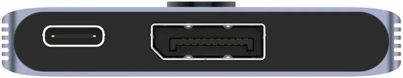 سوئیچ دو طرفه DisplayPort 8K یونیتک، تا رزولوشن 8K@60Hz/4K@120Hz، سوئیچ تک کلیدی، بدنه آلومینیومی، خاکستری فضایی | V1609A