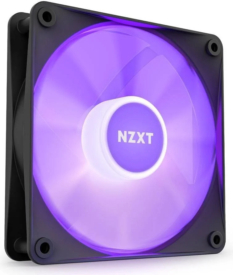 فن‌های NZXT سری F120 RGB Core با کنترلر RGB، جریان هوای بالا و فشار استاتیک، سرعت تا 1800 دور در دقیقه، FDB، جریان هوای 78.86 CFM، همگام‌سازی نورپردازی با کنترلر، بسته‌ی سه‌تایی، مشکی | RF-C12TF-B1