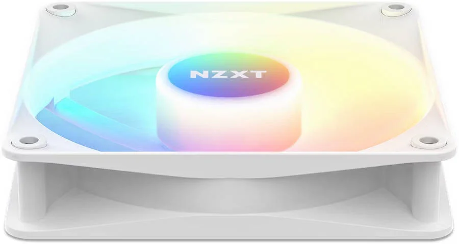 فن ۱۲۰ میلیمتری NZXT F120 RGB Core با نورپردازی RGB نصب شده در هاب، نورپردازی RGB عالی، سرعت تا ۱۸۰۰ دور در دقیقه، جریان هوای ۷۸.۸۶ CFM، بلبرینگ دینامیک سیال، ۸ الایدی، اتلاف حرارت عالی، بستهتکی، سفید | RF-C12SF-W1 فن ۱۲۰ میلیمتری NZXT F120 RGB Core با نورپردازی RGB نصب شده در هاب، نورپردازی RGB عالی، سرعت تا ۱۸۰۰ دور در دقیقه، جریان هوای ۷۸.۸۶ CFM، بلبرینگ دینامیک سیال، ۸ الایدی، اتلاف حرارت عالی، بستهتکی، سفید | RF-C12SF-W1