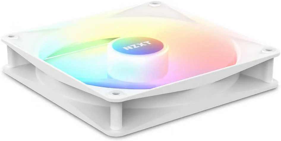 فن ۱۲۰ میلیمتری NZXT F120 RGB Core با نورپردازی RGB نصب شده در هاب، نورپردازی RGB عالی، سرعت تا ۱۸۰۰ دور در دقیقه، جریان هوای ۷۸.۸۶ CFM، بلبرینگ دینامیک سیال، ۸ الایدی، اتلاف حرارت عالی، بستهتکی، سفید | RF-C12SF-W1 فن ۱۲۰ میلیمتری NZXT F120 RGB Core با نورپردازی RGB نصب شده در هاب، نورپردازی RGB عالی، سرعت تا ۱۸۰۰ دور در دقیقه، جریان هوای ۷۸.۸۶ CFM، بلبرینگ دینامیک سیال، ۸ الایدی، اتلاف حرارت عالی، بستهتکی، سفید | RF-C12SF-W1