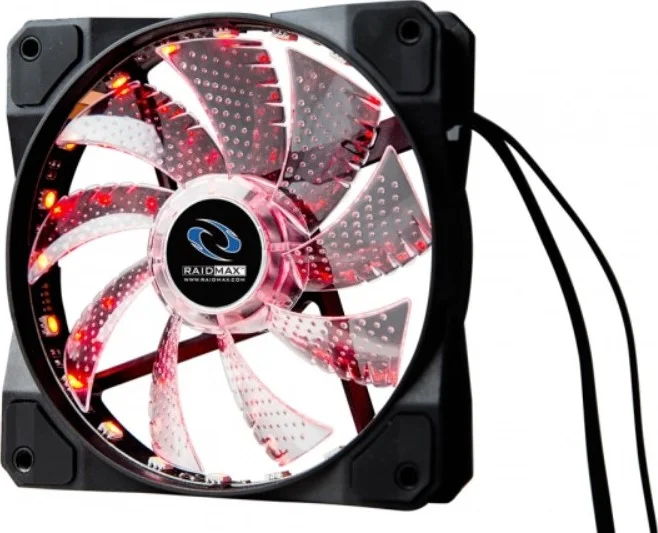 فن ۱۲۰ میلی‌متری Raidmax NV-A120R3 با سه LED RGB و کنترلر، اتصال ۶ پین | NV-A120R3