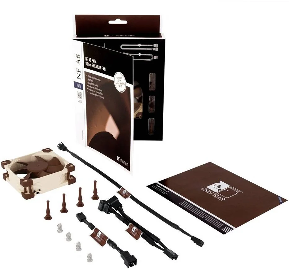 فن ممتاز و کم صدای 80 میلیمتری Noctua NF-A8 PWM، 4 پین PWM، 2200 دور در دقیقه، بلبرینگ SSO2، کانالهای شتاب جریان، توقف در 0% PWM، ریزساختارهای سطح داخلی، 12 ولت، قهوهای | NF-A8 PWM فن ممتاز و کم صدای 80 میلیمتری Noctua NF-A8 PWM، 4 پین PWM، 2200 دور در دقیقه، بلبرینگ SSO2، کانالهای شتاب جریان، توقف در 0% PWM، ریزساختارهای سطح داخلی، 12 ولت، قهوهای | NF-A8 PWM