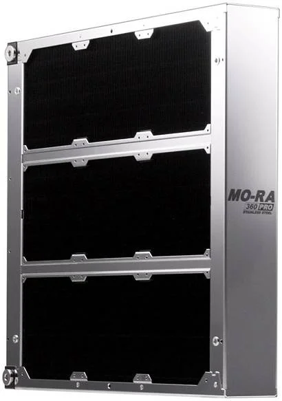 خنک کننده رادیاتوری استیل ضد زنگ WATERCOOL MO-RA3 360 PRO، پشتیبانی از 18 عدد فن 120x120x25 میلی متری، عملکرد 24/7، قابلیت نصب روی دیوار، نقره ای | MO-RA3 360 PRO خنک کننده رادیاتوری استیل ضد زنگ WATERCOOL MO-RA3 360 PRO، پشتیبانی از 18 عدد فن 120x120x25 میلی متری، عملکرد 24/7، قابلیت نصب روی دیوار، نقره ای | MO-RA3 360 PRO