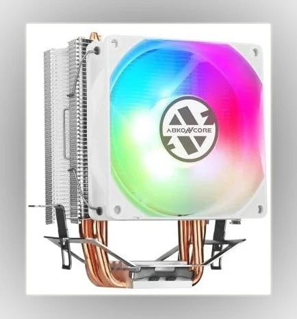 خنک کننده پردازنده Abkon Core Coolstorm T407w Spectrum 92m - سفید | T407W