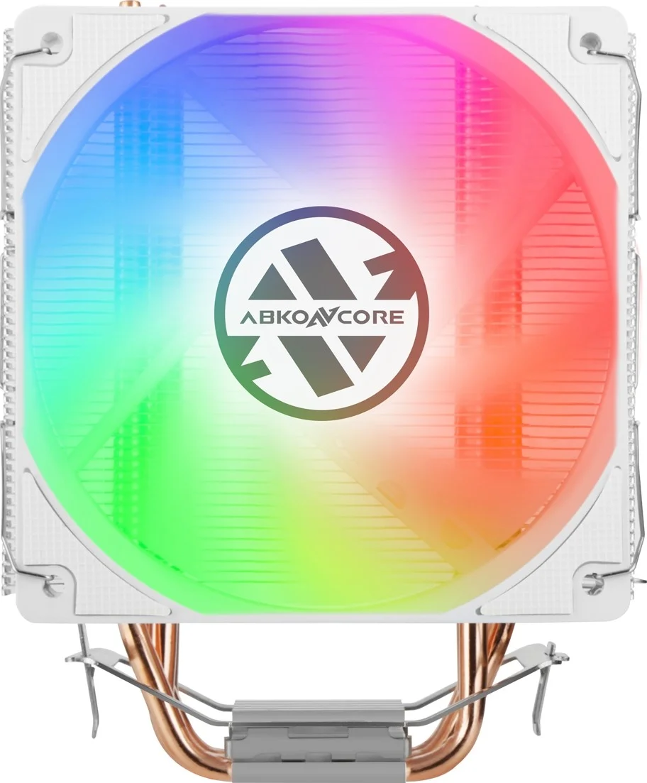 خنک کننده پردازنده Abkon Core CoolStorm T405W Spectrum، سطح نویز 36db، اتصال 4 پین، PWM، سرعت چرخش 800-1800 دور در دقیقه ± 10%، خنک کننده پردازنده - سفید | CT405W
