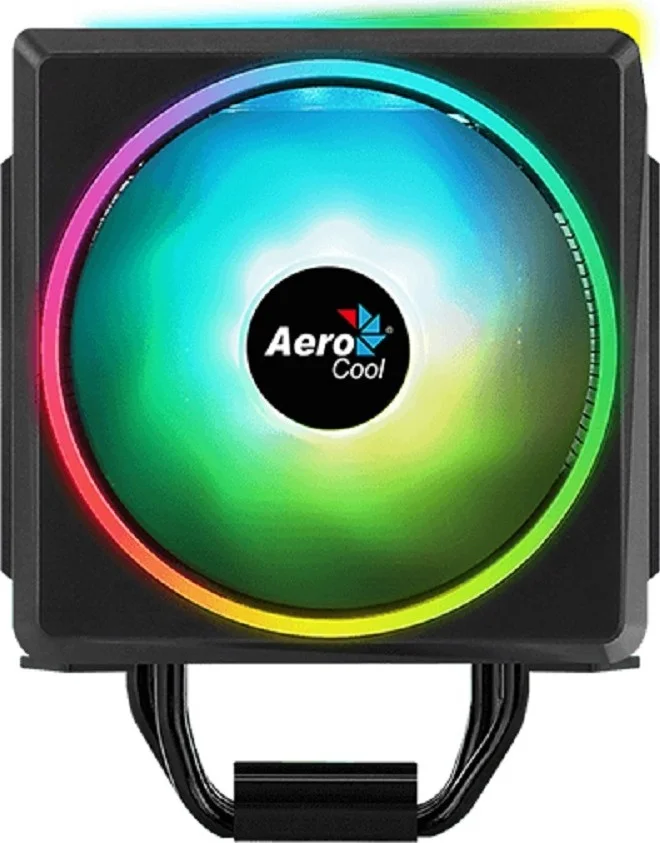 خنک کننده پردازنده ایروکول سایلون 4F ARGB، طراحی حلقه LED RGB، فن PWM با سرعت 800 – 1800 دور در دقیقه، TDP تا 145 وات، مشکی | سایلون 4F ARGB PWM 4P