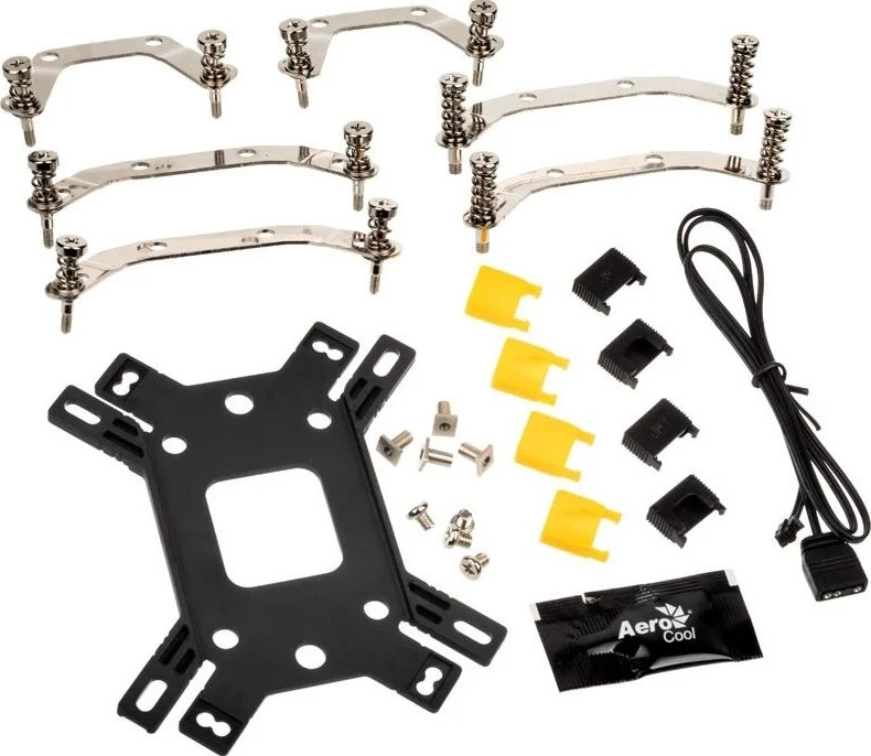 خنک کننده پردازنده ایروکول Mirage 5 aRGB، فن 60x45 میلی‌متری، 5 لوله حرارتی 6 میلی‌متری، سرعت فن 3000 دور در دقیقه، جریان هوای 74.3 CFM، نوع بلبرینگ هیدرولیک، کانکتور PWM 4 پین، مشکی | Mirage-5-ARGB