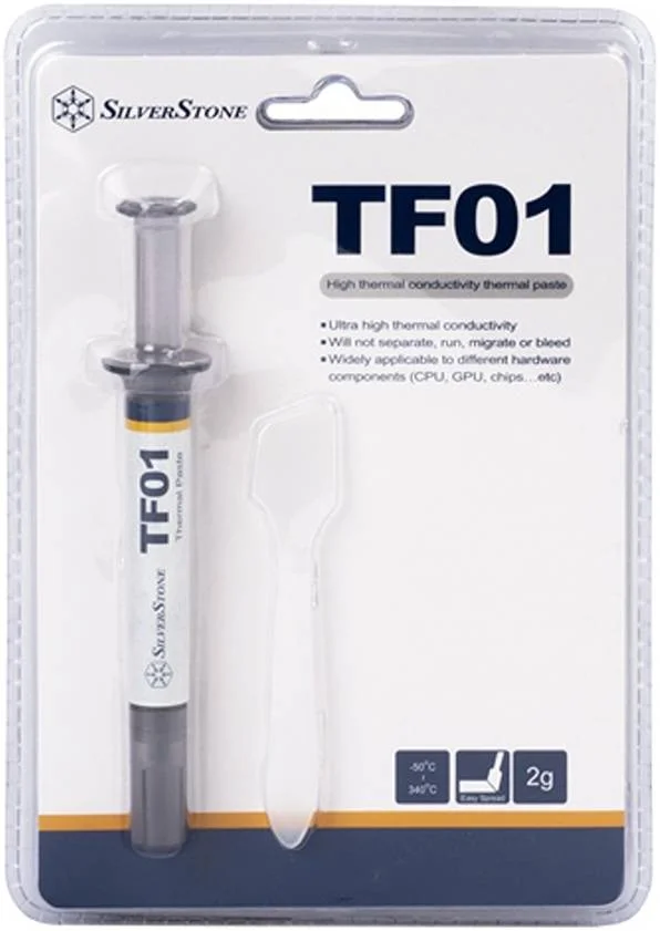 خمیر حرارتی سیلور استون TF01 با رسانایی حرارتی بالا، بدون جداشدگی، نفوذ یا نشتی | TF01