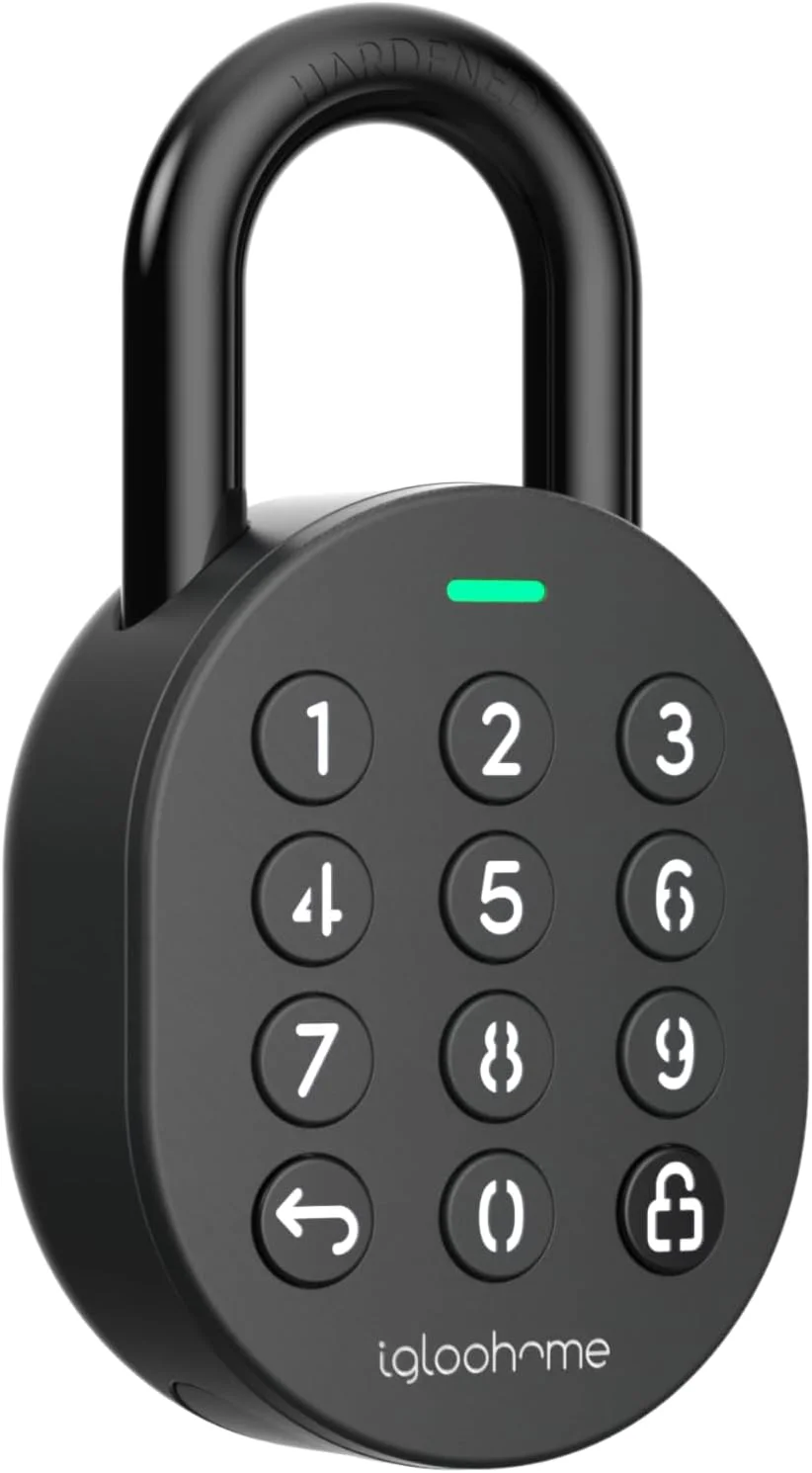 قفل هوشمند Igloohome با روکش سیلیکونی (مناسب برای استفاده در محیط داخلی) – قفل هوشمند، بدون نیاز به وای فای، دسترسی از راه دور از طریق بلوتوث، پین کد و برنامه (اندروید/iOS) – قفل برای دروازه، دوچرخه و کمد قفل هوشمند Igloohome با روکش سیلیکونی (مناسب برای استفاده در محیط داخلی) – قفل هوشمند، بدون نیاز به وای فای، دسترسی از راه دور از طریق بلوتوث، پین کد و برنامه (اندروید/iOS) – قفل برای دروازه، دوچرخه و کمد