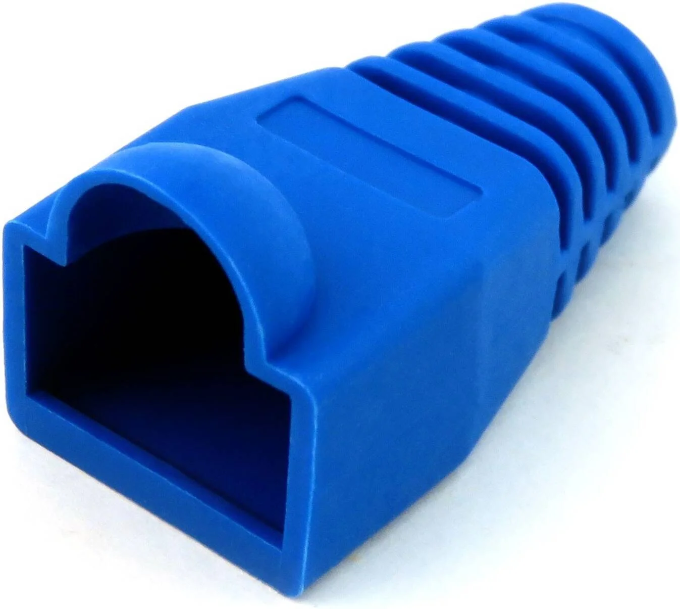 تارادین روکش و کانکتور RJ45، بسته 10 عددی، کانکتور کریستالی ماژولار Cat6، روکش محافظ کابل شبکه، 10 روکش آبی + 10 کانکتور RJ45، مطمئن و بادوام | TRJ45-BPB-10