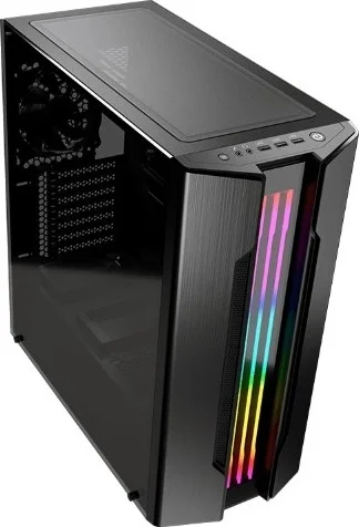کیس گیمینگ مید تاور Cougar Gemini S RGB، همگام سازی Aura، همگام سازی نور MSI mistic، آماده برای RGB fusion | CG-GC-GEMINIS-BLK