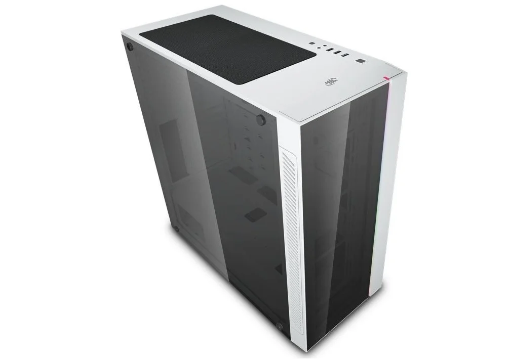 کیس میدی تاور دیپ کول Matrexx 55 V3 ADD-RGB WH 3F شیشه حرارت دیده، سفید | DP-ATX-MATREXX55V3-AR-WH-3F