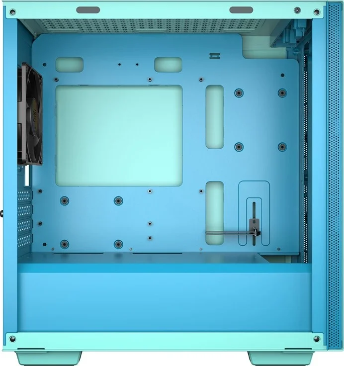 کیس Micro-ATX مینیمالیستی دیپ کول مدل MACUBE 110، پنل شیشه ای حرارت دیده مغناطیسی، محفظه درایو قابل جابجایی، نگهدارنده کارت گرافیک قابل تنظیم، 1 عدد فن از پیش نصب شده | R-MACUBE110-GBNGM1N-A-1