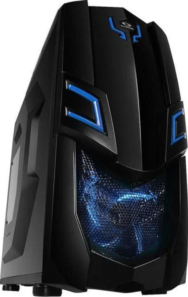 کیس کامپیوتر مید تاور ریدمکس Viper GX II با LED آبی، بدنه فولادی و پلاستیکی مدل 522WBU