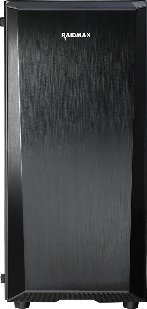 کیس کامپیوتر میدتاور Raidmax Delta Prime با پنل جلویی آلومینیومی و شیشه حرارت دیده – مشکی | A13RTB