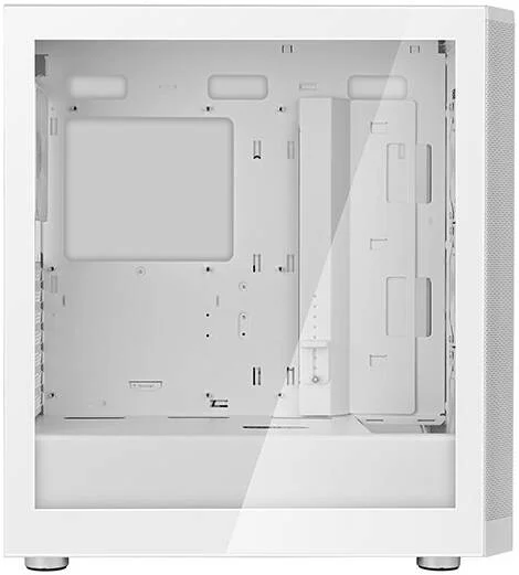 کیس مید تاور ATX سیلوراستون FARA 514X با جریان هوای بالا، پشتیبانی از دو رادیاتور 360 میلی‌متری و نورپردازی ARGB جذاب، پنل جلویی توری کاملاً سوراخ‌دار، سفید | SST-FA514X-WG