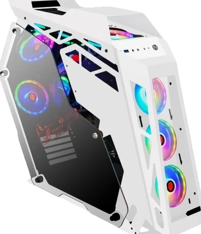 کیس گیمینگ WJCoolMan Star Plus Special Edition با 8 فن ARGB - سفید | WJCOOLMAN-STARPLUS-WH-8F