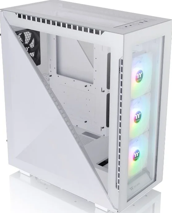 کیس مید تاور Thermaltake Divider 500 TG Snow ARGB، دارای 7 اسلات توسعه، USB 3.2 (Gen 2) Type-C x 1 | CA-1T4-00M6WN-01