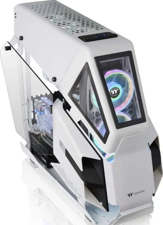 کیس ترمالتیک AH T600 با طراحی هلیکوپتری، فریم باز، درب لولایی شیشه حرارت دیده، E-ATX، فول تاور (فقط کیس) | CA-1Q4-00M6WN-00
