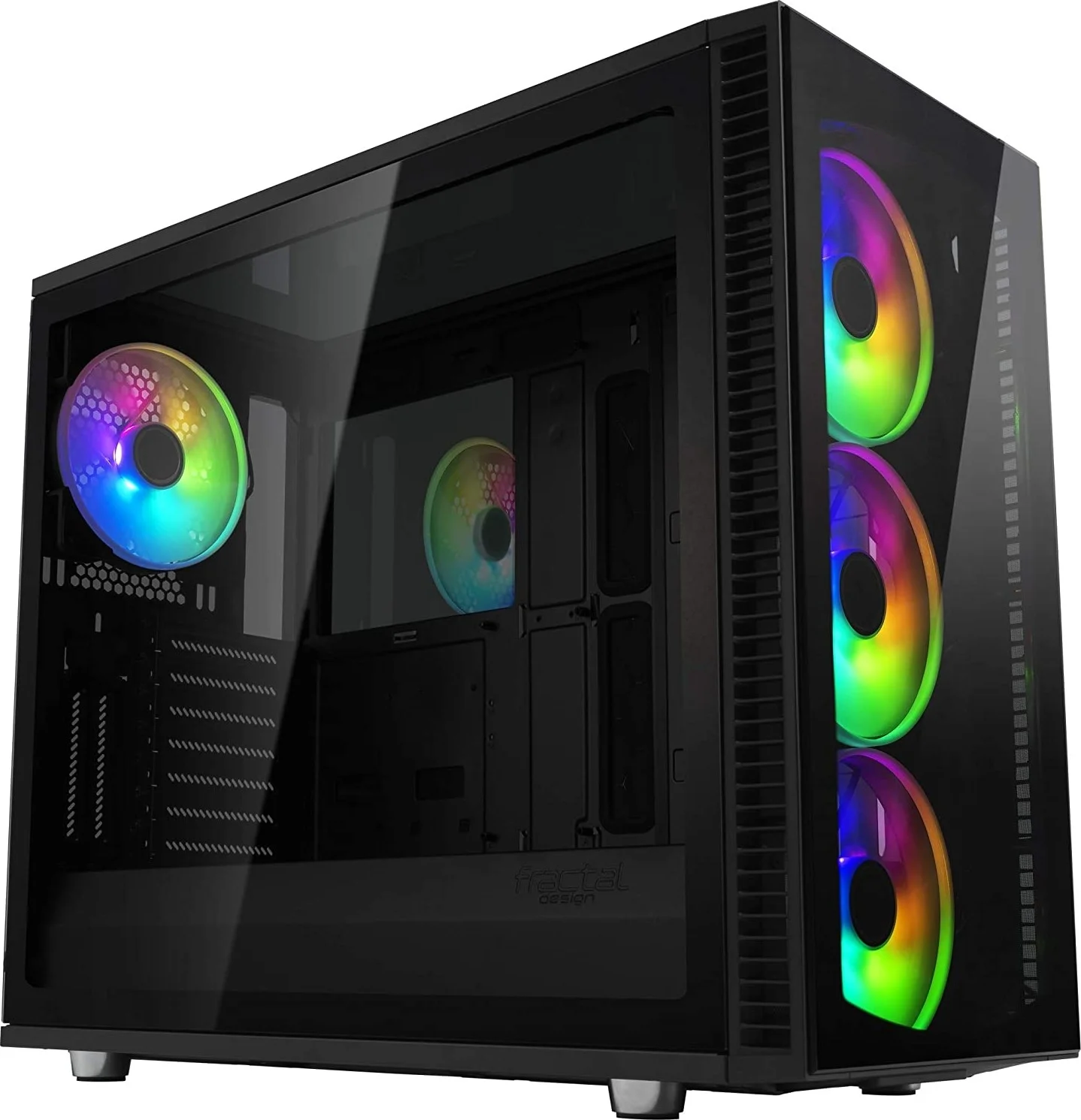 کیس کامپیوتر شیشه ای سفید Fractal Design Define S2 Vision RGB