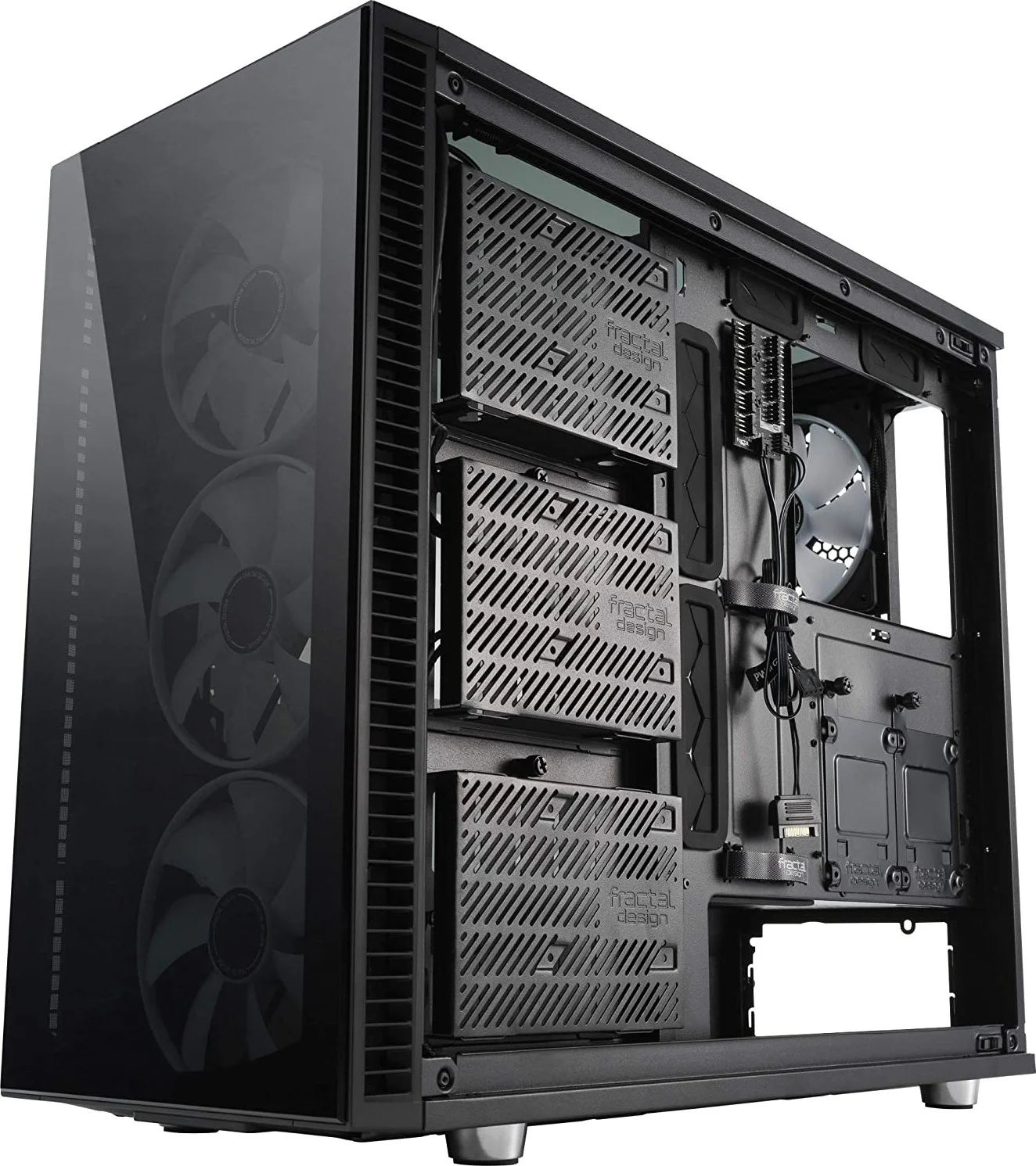 کیس کامپیوتر شیشه ای سفید Fractal Design Define S2 Vision RGB