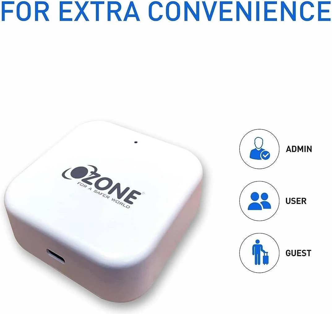 پل هوشمند وای‌فای Ozone، آداپتور 5 ولت 1 آمپر، ماژول بلوتوث کم مصرف، PCBA، خانه هوشمند، سفید | OZ-LIFE-WB-11