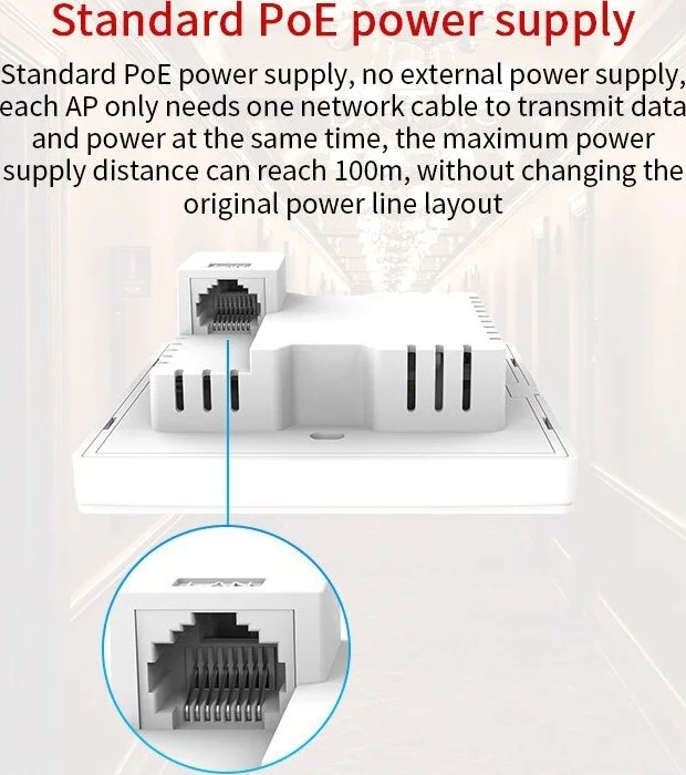 اکسس پوینت دیواری گیگابیتی دو بانده IP-COM W36AP AC1200 - سفید | W36AP اکسس پوینت دیواری گیگابیتی دو بانده IP-COM W36AP AC1200 - سفید | W36AP