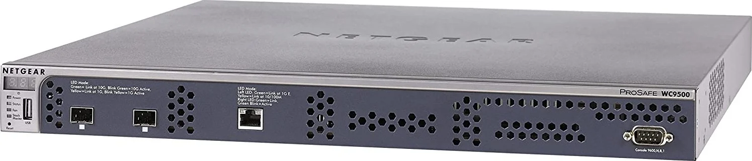 کنترلر بی‌سیم NetGear با قابلیت پشتیبانی از 200 اکسس پوینت روی یک دستگاه و امکان استک شدن به صورت 1+3 برای پشتیبانی از 600 اکسس پوینت | WC9500